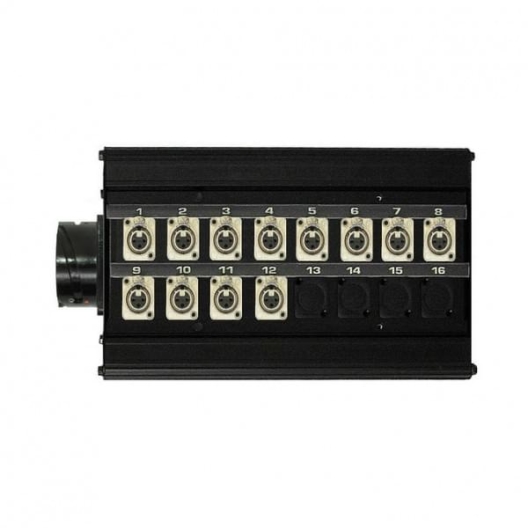 קופסת במה 12 XLR נקבה- לפלאג 37 פין Van Damme