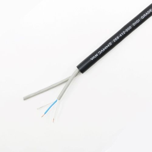 כבל חיווט שחור Van Damme Tour Grade Classic XKE pro-patch