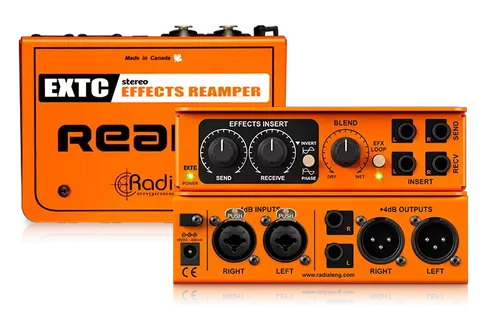 מכשיר אפקטים לפדל גיטרה עם חיבור להקלטה RADIAL EXTC Stereo