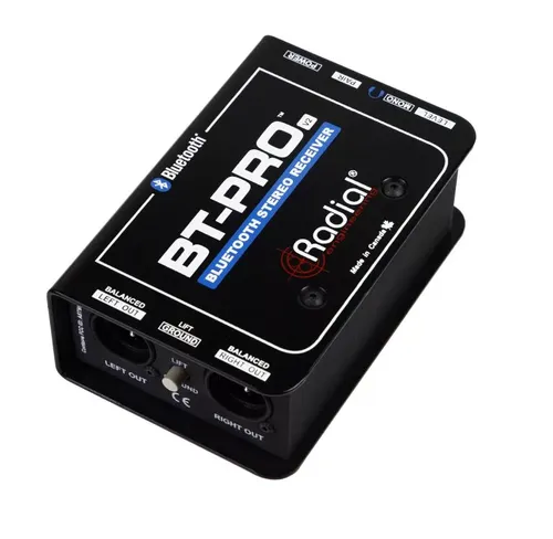 קופסת DI אקטיבי דו ערוצי אלחוטי BlueTooth RADIAL BT-PRO V2