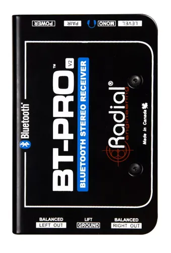 קופסת DI אקטיבי דו ערוצי אלחוטי BlueTooth RADIAL BT-PRO V2
