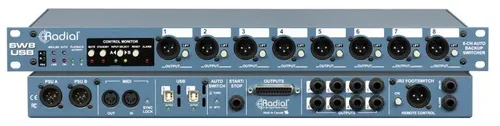 סוויצ'ר 8 ערוצים למערכת גיבוי השמעה Radial SW8-USB