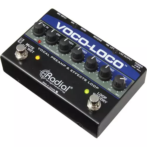 ממשק אפקט גיטרה למיקרופון Radial Voco-Loco