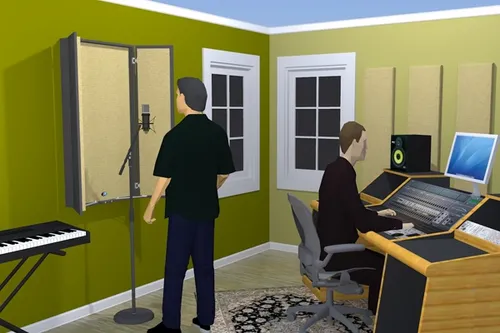תא הקלטות אקוסטי Primacoustic FlexiBooth בז'