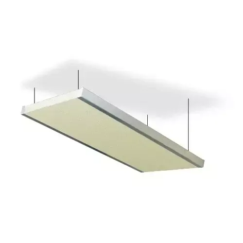 פאנל אקוסטי בודד לתקרה בז' כולל מסגרת Primacoustic Stratus