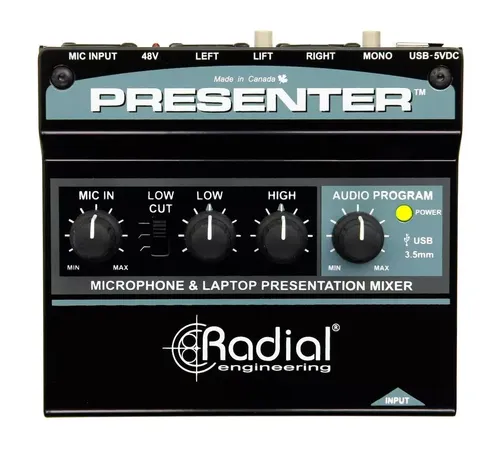 ממשק לנואמים Radial Presenter