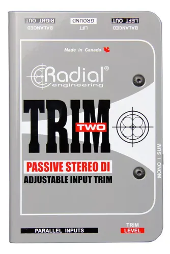 DI פאסיבי כפול כולל בקרת עוצמה Radial Trim 2
