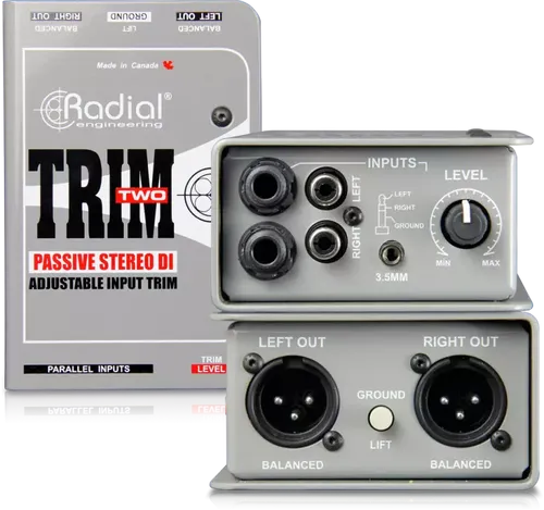 DI פאסיבי כפול כולל בקרת עוצמה Radial Trim 2