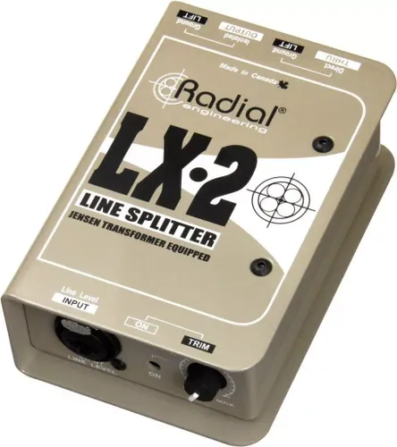 מפצל סיגנל Line לשתי יציאות Radial LX-2