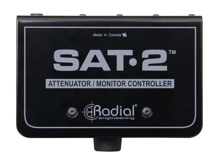שלט עוצמה מקצועי למוניטורים Radial sat-2