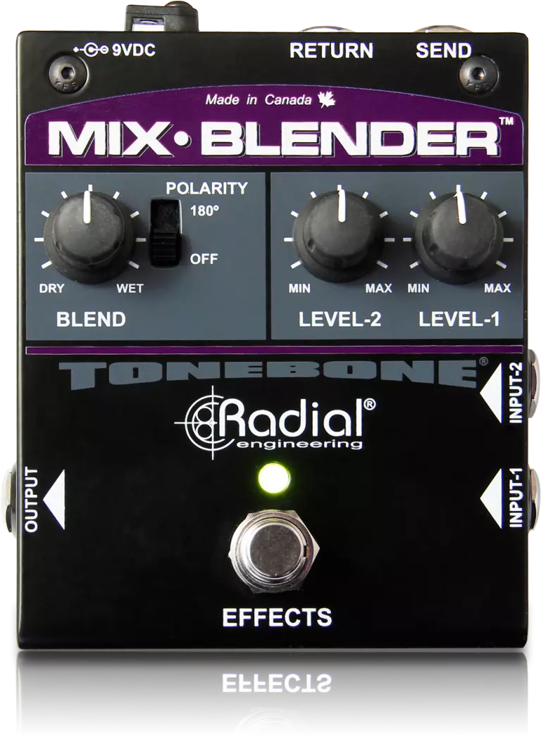 מסכם כלי נגינה ואפקטים Radial ToneBone Mix Blender