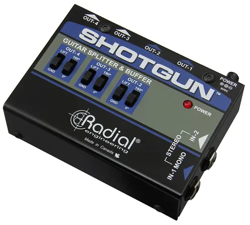 מפצל אות גיטרה ל4 מגברים Radial Shotgun