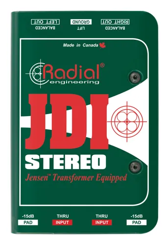 קופסת DI פאסיבי כפול Radial JDI Stereo
