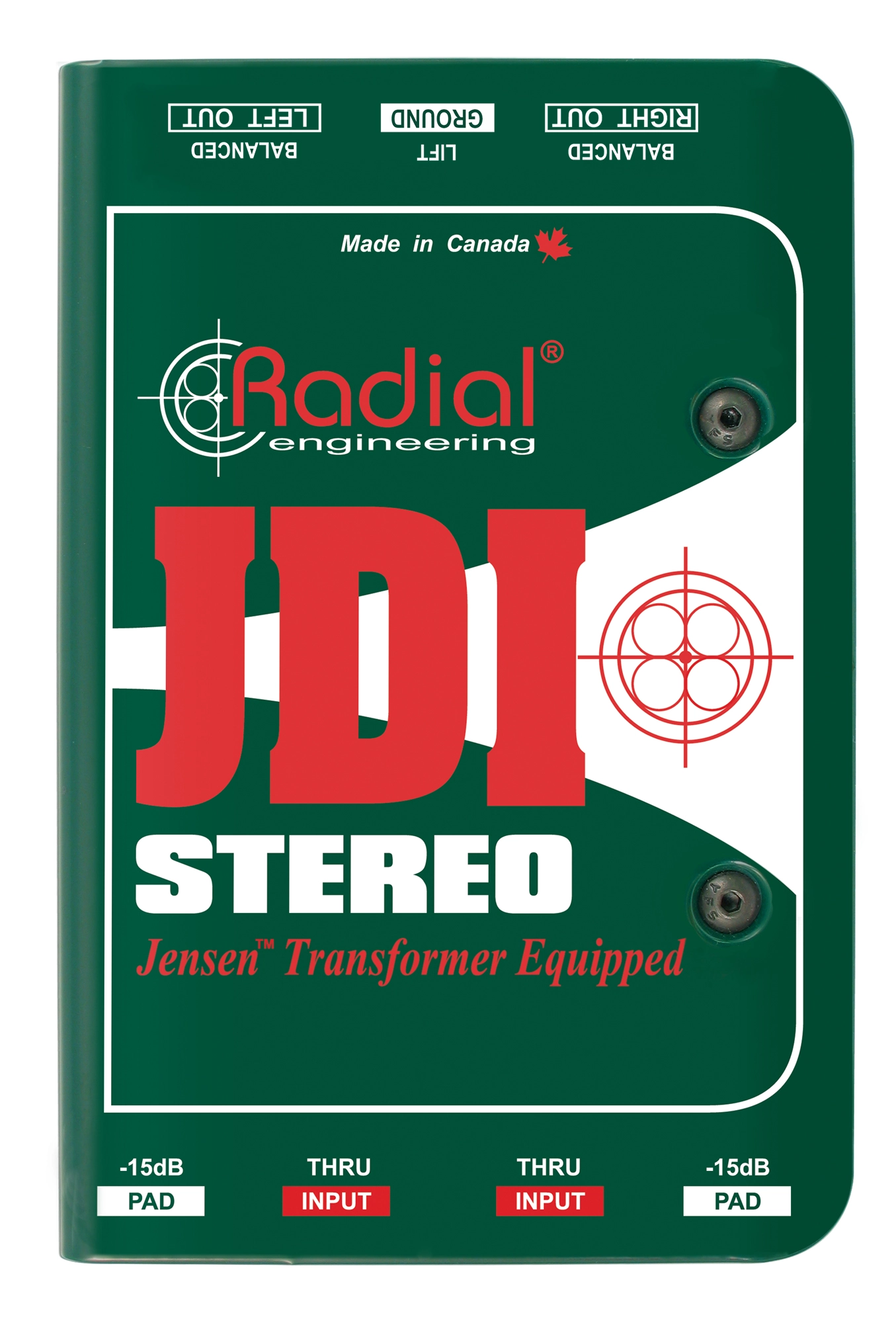 קופסת DI פאסיבי כפול Radial JDI Stereo