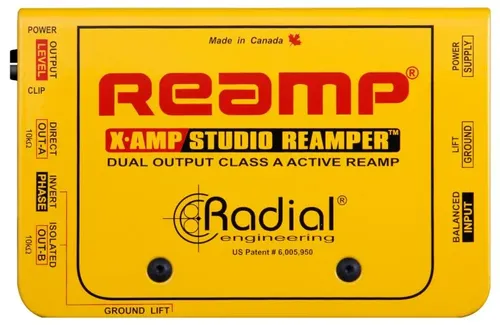 קופסת DI Reampאקטיבית Radial X-Amp