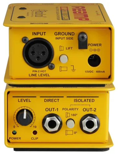 קופסת DI Reampאקטיבית Radial X-Amp
