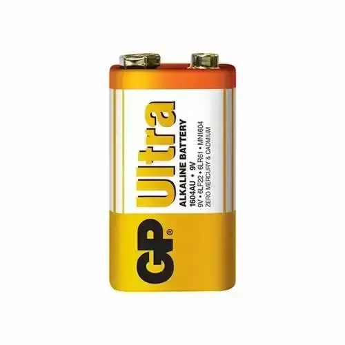 סוללה GP אלקליין אולטרא 9V