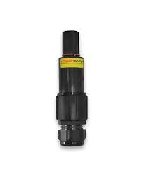 מחבר חשמל זכר לכבל שחור Phase 3 PowerSafe