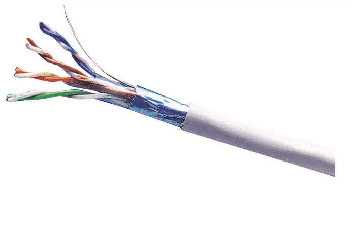 כבל רשת שחור EG CAT6 מטר רץ
