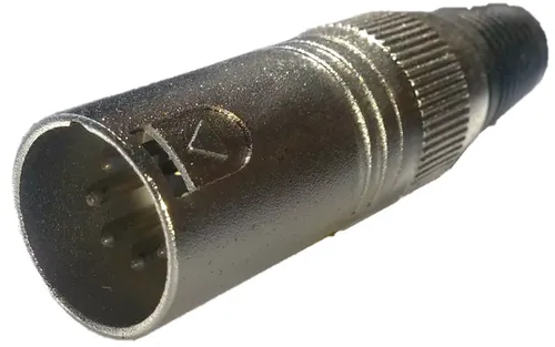 מחבר XLR זכר 5 פין על כבל XR 028