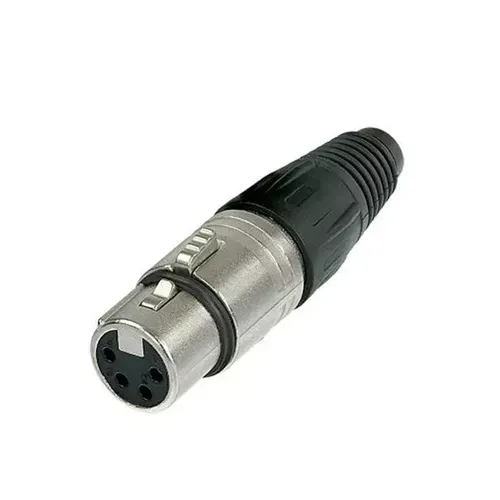מחבר XLR נקבה 4 פין לכבל XR023