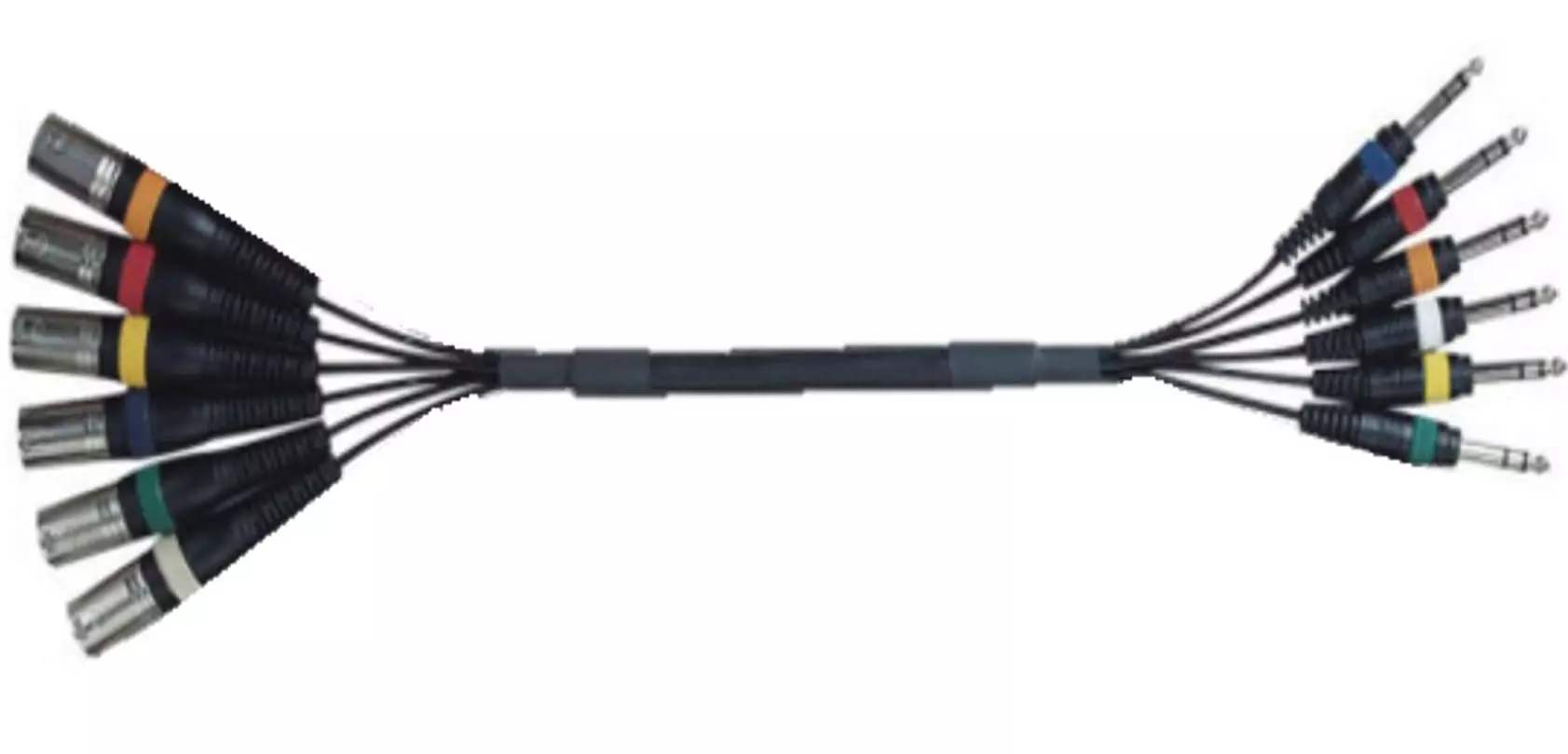 מולטי כבל 6 PL-XLR זכר קווים 3מ` מונו EGS3014C