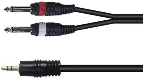 כבל PL כפול ל PL מיני 3 מטר יצוק LC102/LC1044