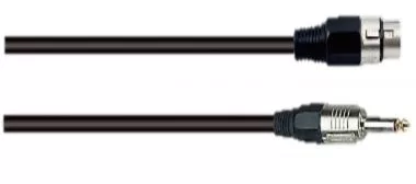 כבל XLR נקבה לPL מונו 6 מטר MC034 / MC1048