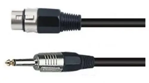 כבל XLR נקבה לPL מונו 1 מטר MC034 / MC1048