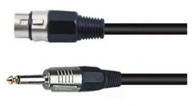 כבל XLR נקבה לPL מונו 1 מטר MC034 / MC1048