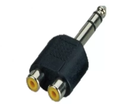 מתאם RCA כפול ל PL גדול P6006