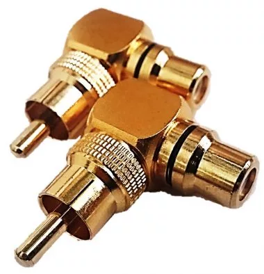 מתאם RCA זויתי מקצועי באריזה EGA301