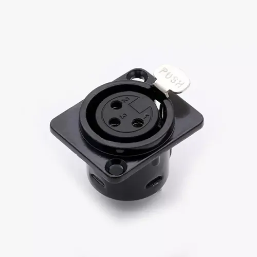 מחבר XLR שסי נקבה שחור XS019