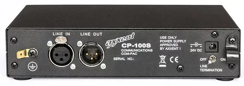 תחנת אינטרקום נייח חד ערוצית , כולל ספק כח axxent CP-100S