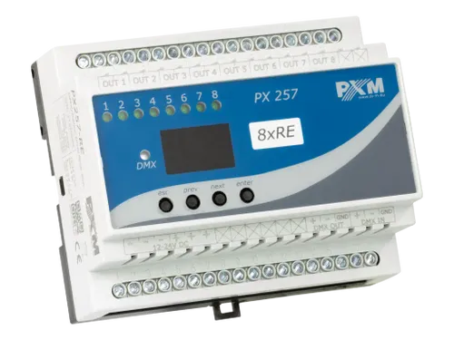 ריליי 8 יציאות PXM PX257