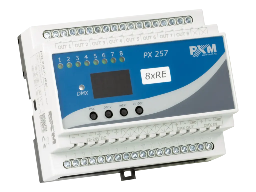 ריליי 8 יציאות PXM PX257