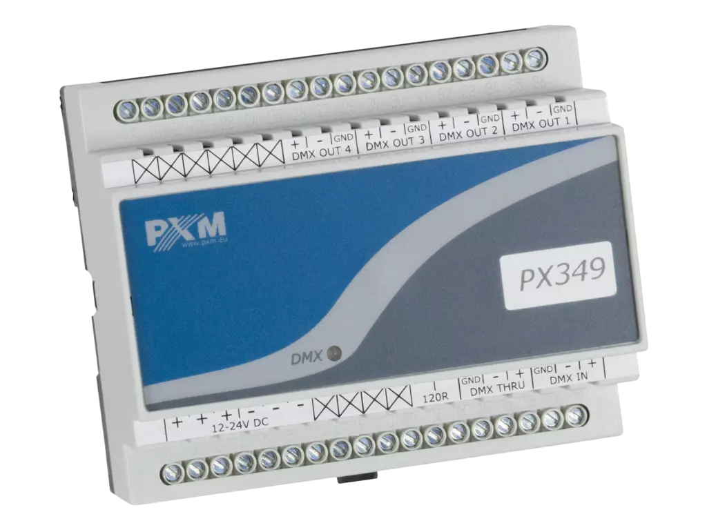 ספליטר DMX/RDM 4 יציאות PXM PX349