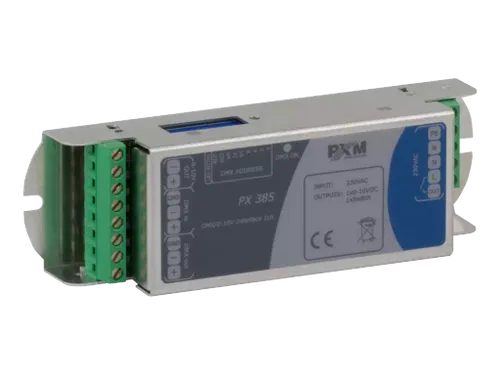 ממיר מתח DMX מ 0-10V חד ערוצי PXM PX385