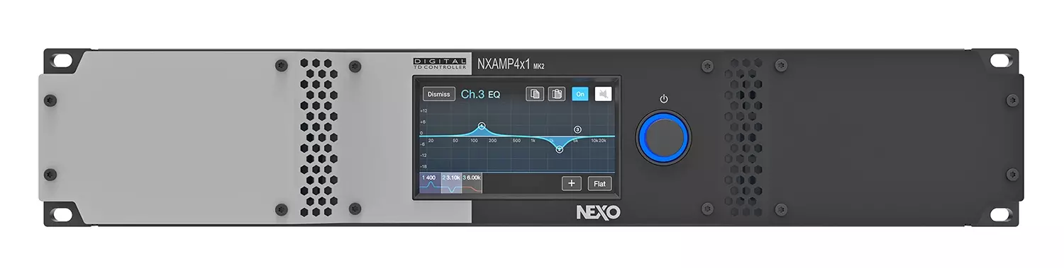 מגבר פרוססור NEXO NXAMP4X1MK2 הספק 4X1300W ב 2 אום