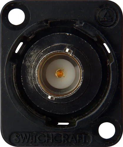 מחבר BNC (isolated) שסי נקבה שקוע שחור Switchcraft EHBNC2RB