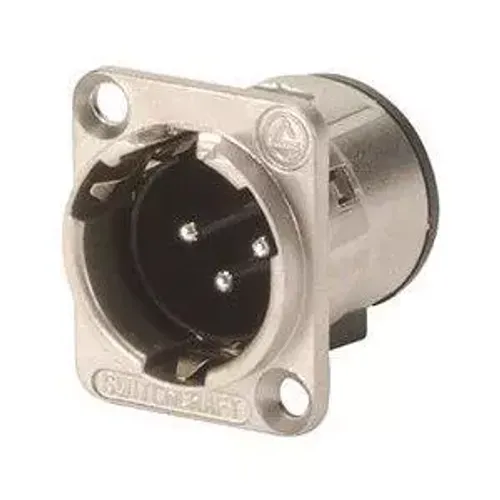 מחבר XLR 3 שסי זכר Switchcraft E3MSCB