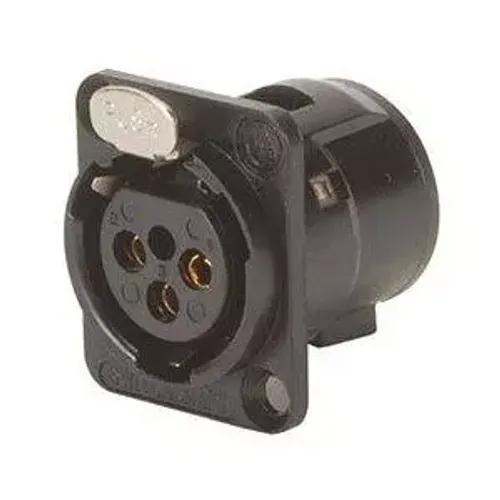 מחבר XLR 3 שסי נקבה Switchcraft E3FSCB