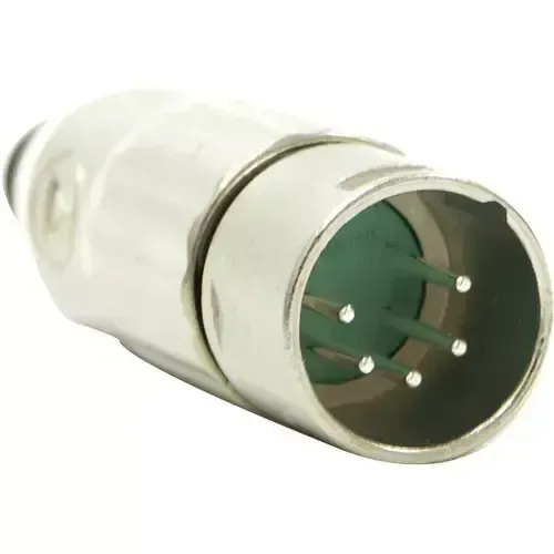 מחבר XLR 5 זכר מתכת לכבל ארוז AAA5MZPKG Switchcraft