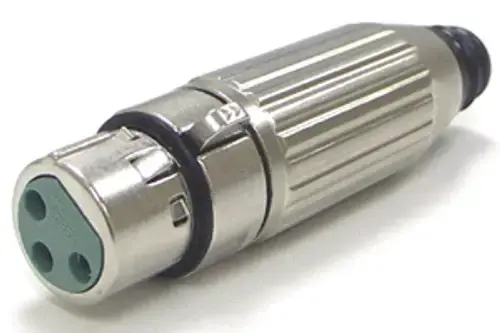 מחבר XLR 3 נקבה מתכת לכבל (ארוז) Switchcraft AAA3FZPKG