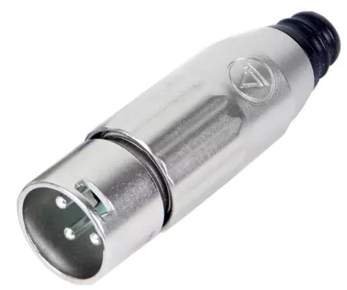 מחבר XLR 3 זכר מתכת לכבל (ארוז) Switchcraft AAA3MZPKG
