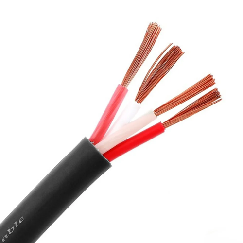 כבל רמקול Canare 4S14F שחור 4x4mm²