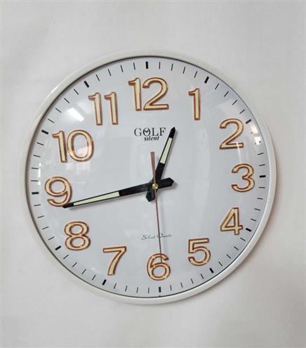 שעון קיר זוהר בחושך