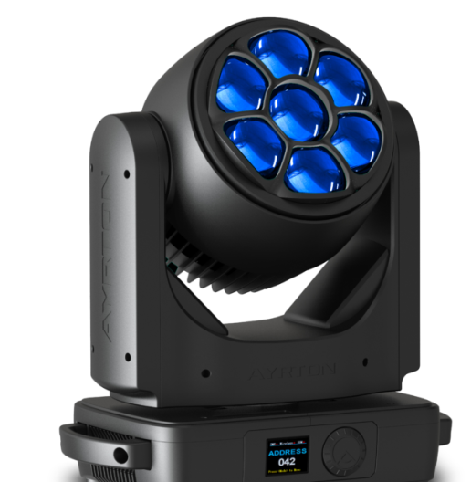 מובינג לד ווש RGB+W זום 56° -4° AYRTON Zonda 3 Wash