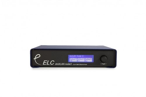 ממיר 3port - dmXLAN node3 DLN3 Ethernet / DMX ELC