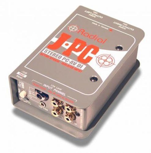 קופסת DI חיבור אקטיבי למחשב נייד Radial JPC